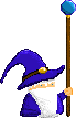 amazing picture of pixel art wizard (which I made)