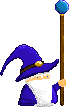 amazing picture of pixel art wizard (which I made)